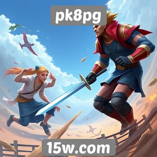 Diversidade de jogos disponíveis no pk8pg